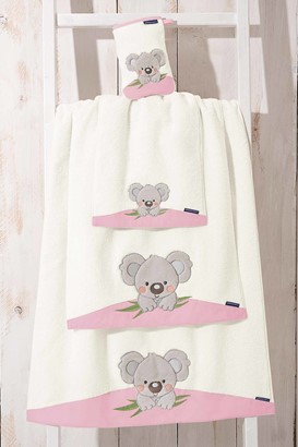 Ręcznik dla dziecka 70x140 Koala pink